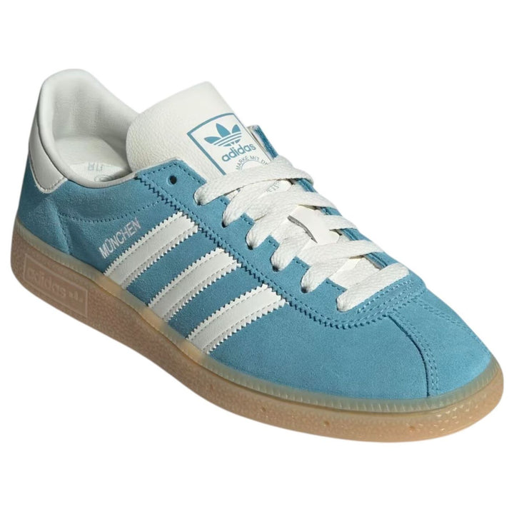 ADIDAS MUENCHEN PRELOVED BLUE OFF WHITE SILVER METALLIC WOMENS
