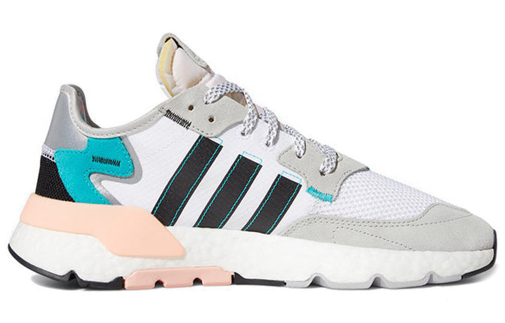 ADIDAS NITE JOGGER WHITE HI-RES AQUA