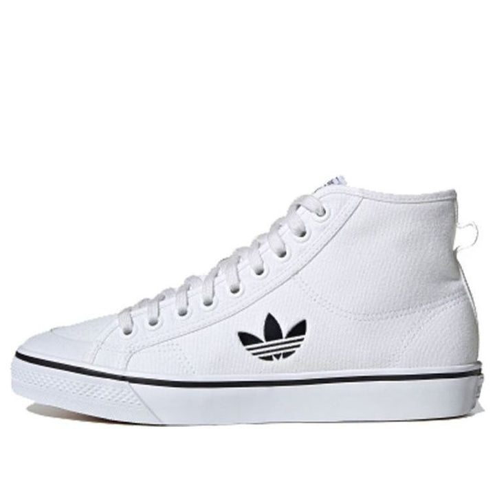 ADIDAS NIZZA HI CLOUD WHITE BLACK