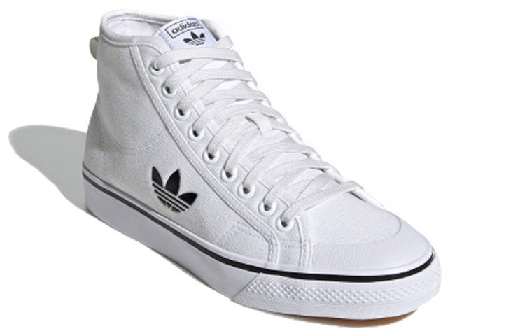 ADIDAS NIZZA HI CLOUD WHITE BLACK