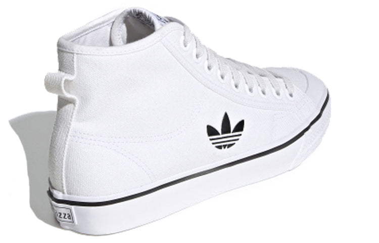 ADIDAS NIZZA HI CLOUD WHITE BLACK
