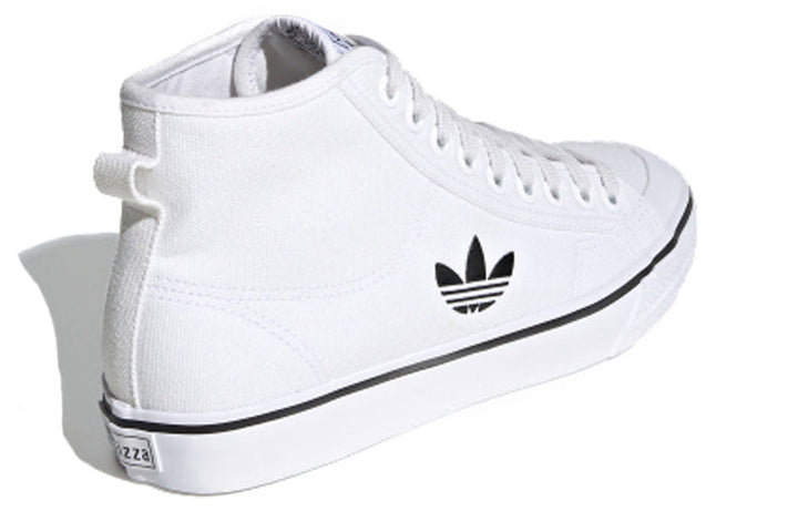 ADIDAS NIZZA HI CLOUD WHITE BLACK