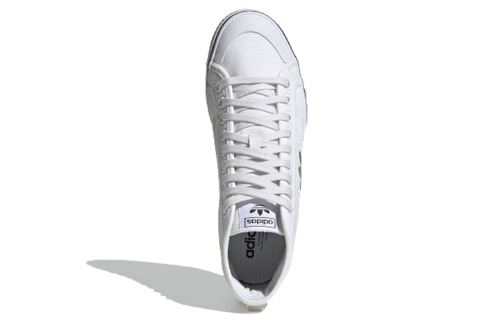 ADIDAS NIZZA HI CLOUD WHITE BLACK