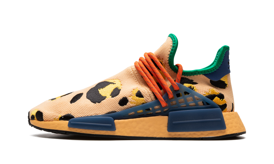 ADIDAS NMD HU X PHARRELL ANIMAL PRINT AMBER — Stock 