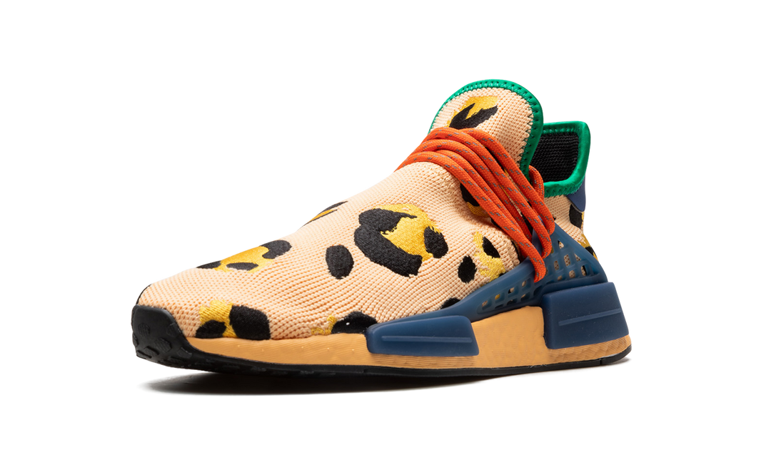 ADIDAS NMD HU X PHARRELL ANIMAL PRINT AMBER — Stock 