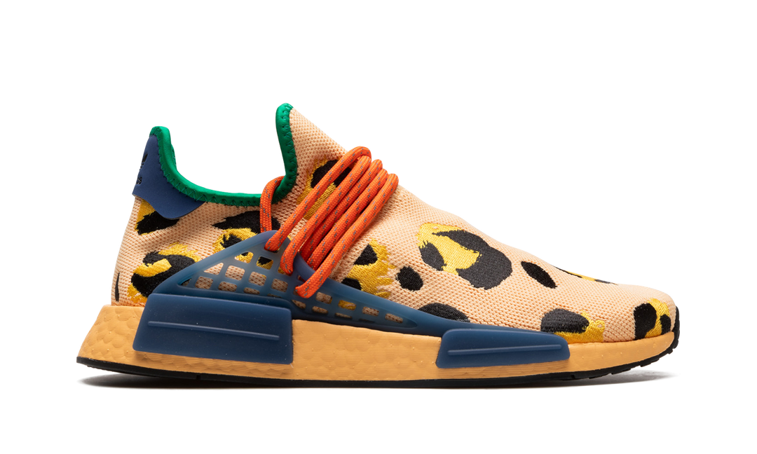 ADIDAS NMD HU X PHARRELL ANIMAL PRINT AMBER — Stock 