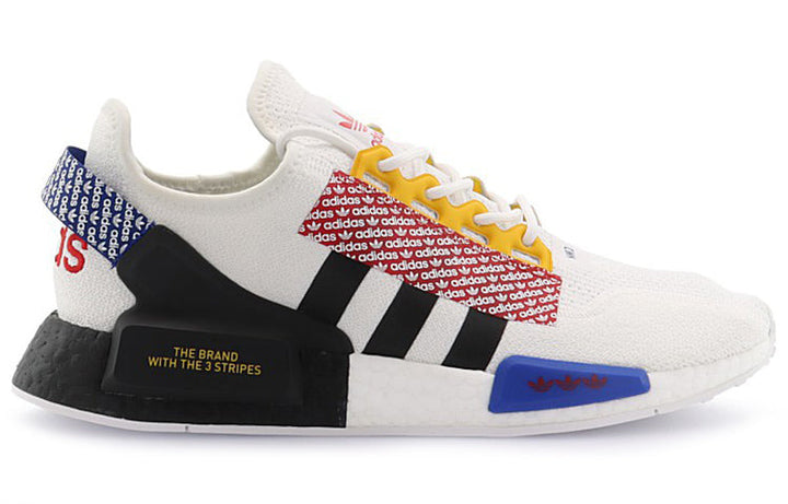 ADIDAS NMD R1 V2 LOGO PRINT CLOUD WHITE MULTI