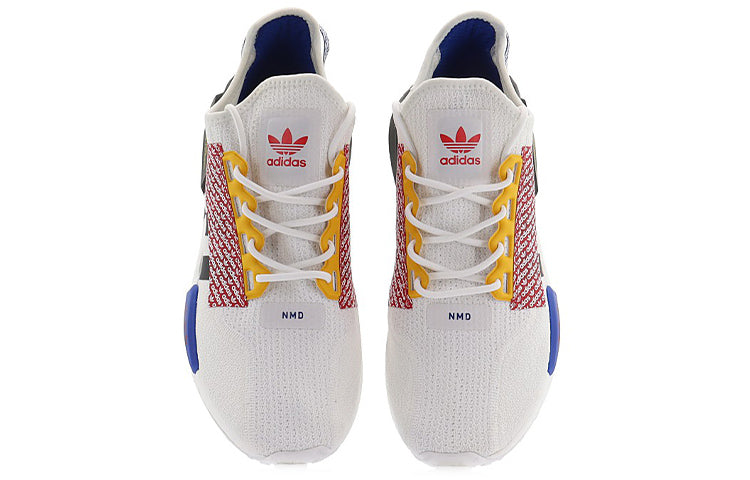 ADIDAS NMD R1 V2 LOGO PRINT CLOUD WHITE MULTI