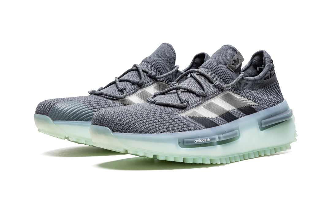 ADIDAS NMD S1 GREY GREEN GLOW