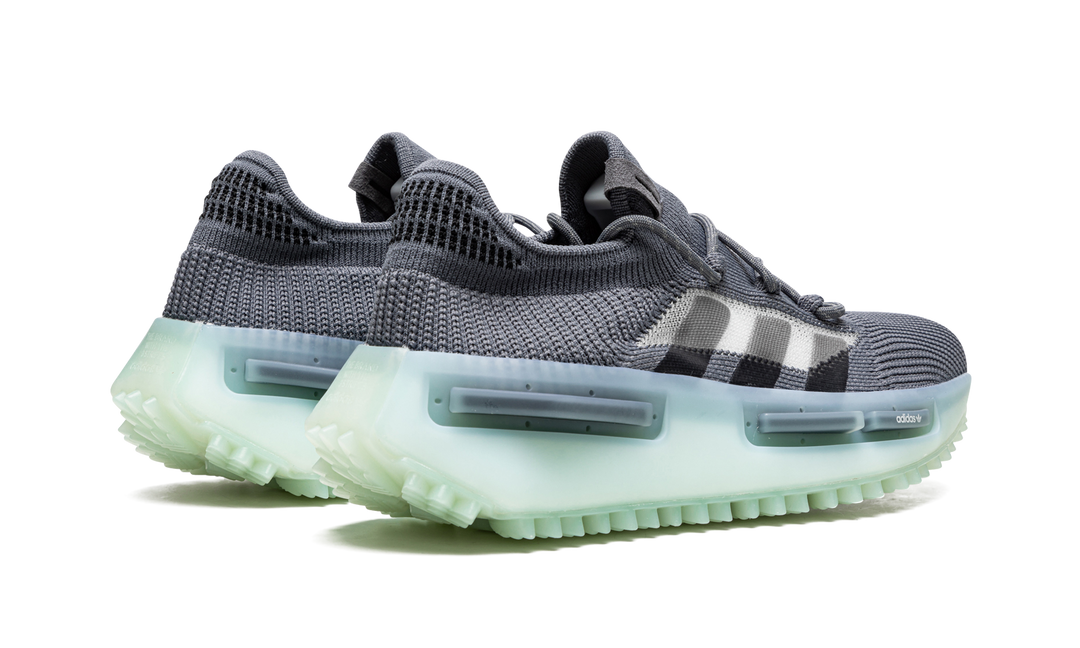 ADIDAS NMD S1 GREY GREEN GLOW