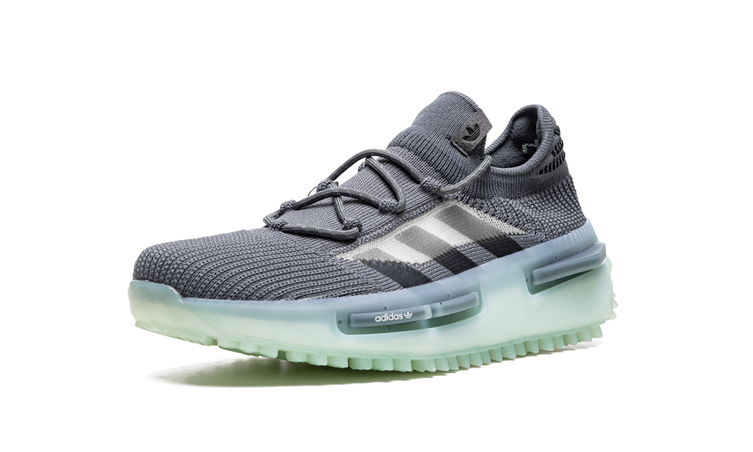 ADIDAS NMD S1 GREY GREEN GLOW