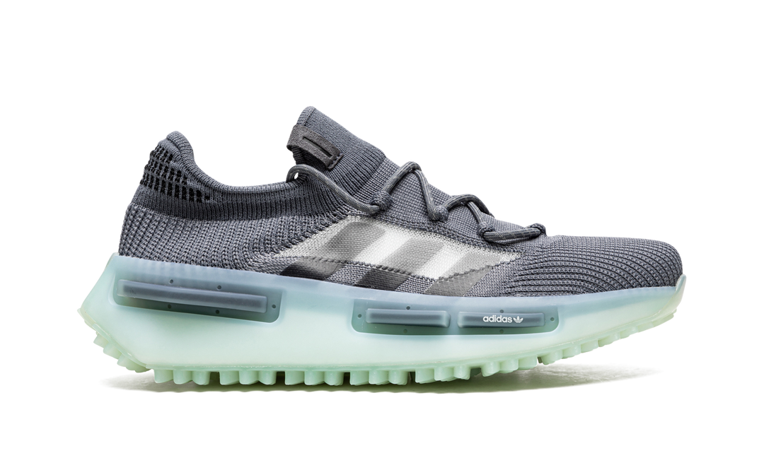 ADIDAS NMD S1 GREY GREEN GLOW