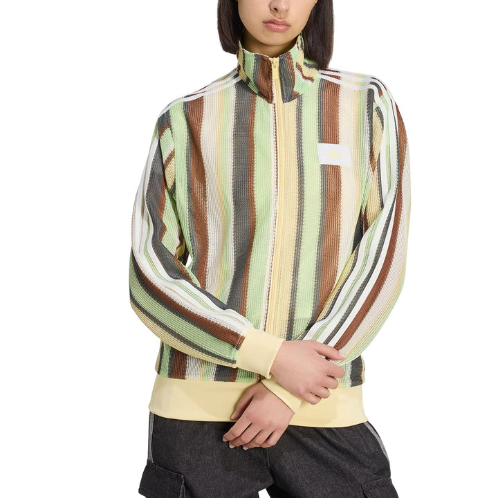 ADIDAS ORIGINALS SUMMER GLOW KNITTED FIREBIRD TRACK TOP MULTICOLOR