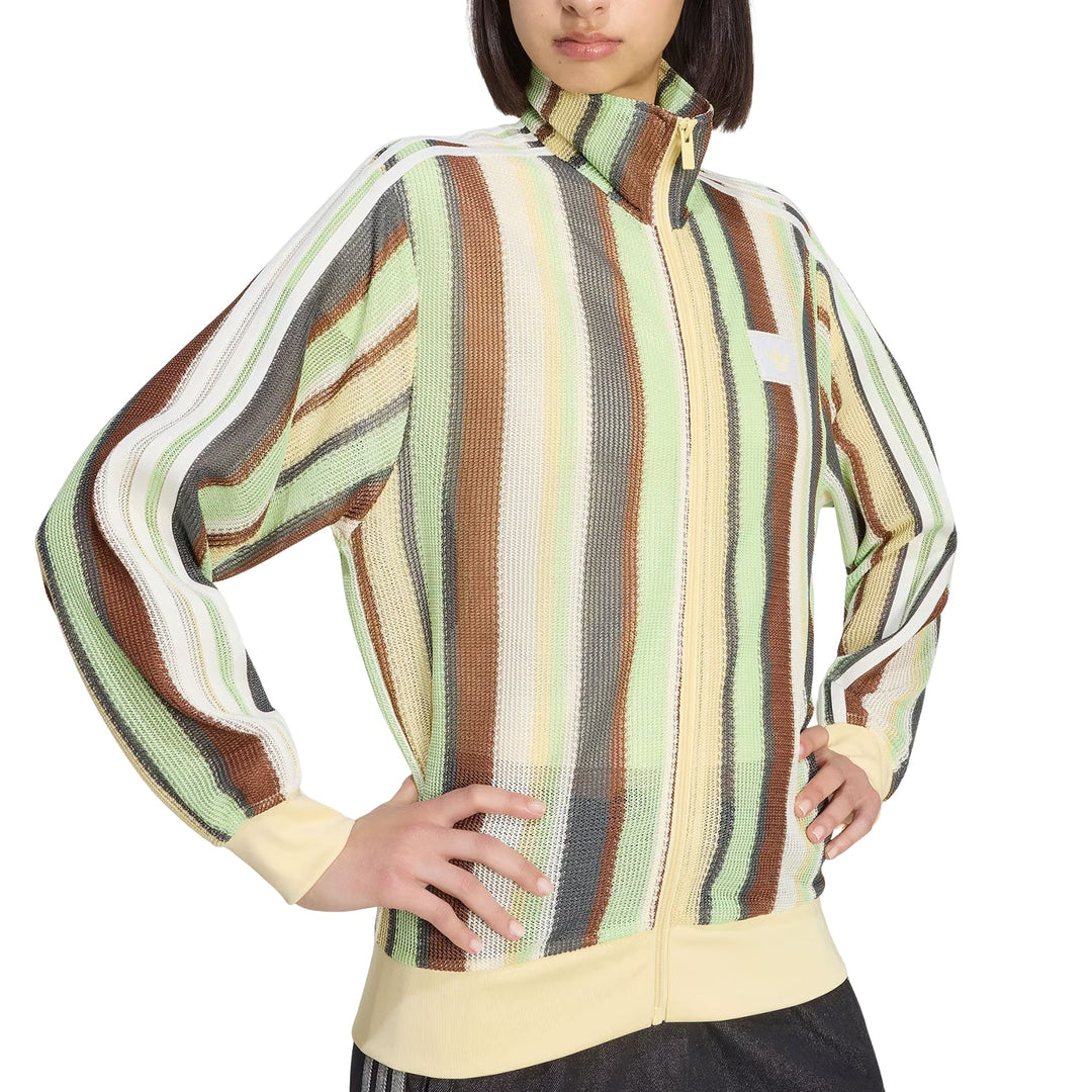 ADIDAS ORIGINALS SUMMER GLOW KNITTED FIREBIRD TRACK TOP MULTICOLOR
