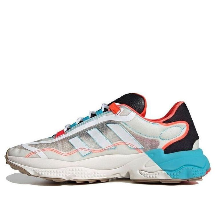 ADIDAS OZWEEGO PURE BRIGHT CYAN SOLAR RED