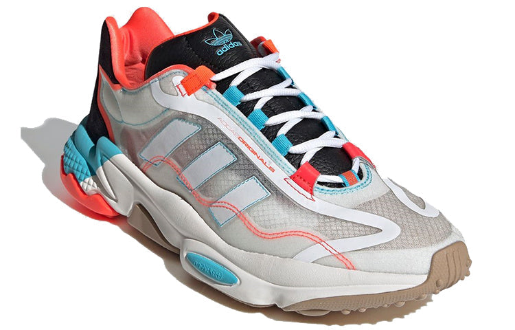 ADIDAS OZWEEGO PURE BRIGHT CYAN SOLAR RED