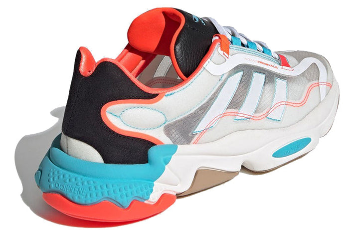ADIDAS OZWEEGO PURE BRIGHT CYAN SOLAR RED