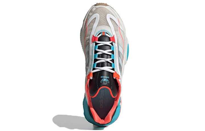 ADIDAS OZWEEGO PURE BRIGHT CYAN SOLAR RED
