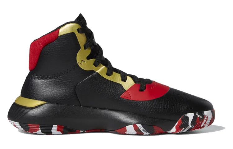 ADIDAS PRO BOUNCE 2019 BLACK SCARLET GOLD