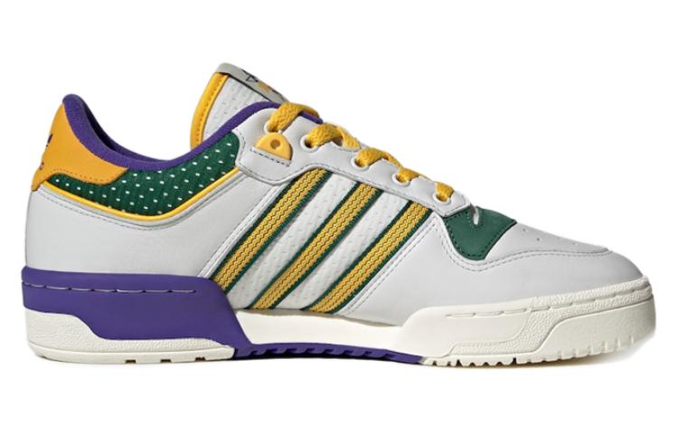 ADIDAS RIVALRY LOW 86 CRYSTAL WHITE ENERGY INK BOLD GOLD