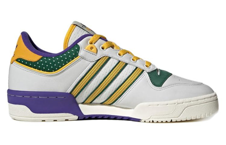 ADIDAS RIVALRY LOW 86 CRYSTAL WHITE ENERGY INK BOLD GOLD