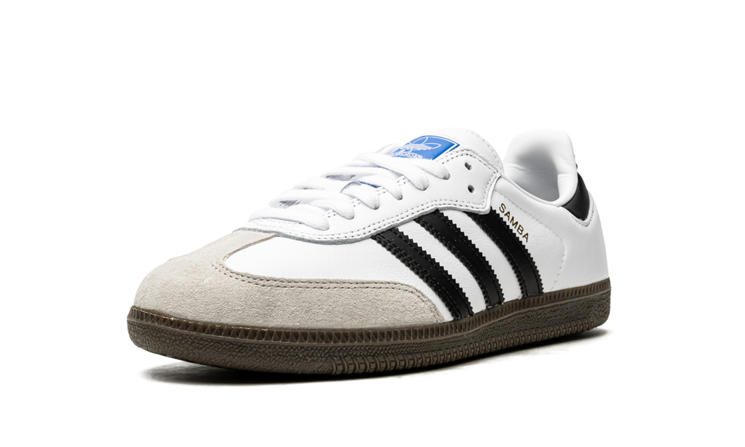 ADIDAS SAMBA ADV WHITE BLACK GUM
