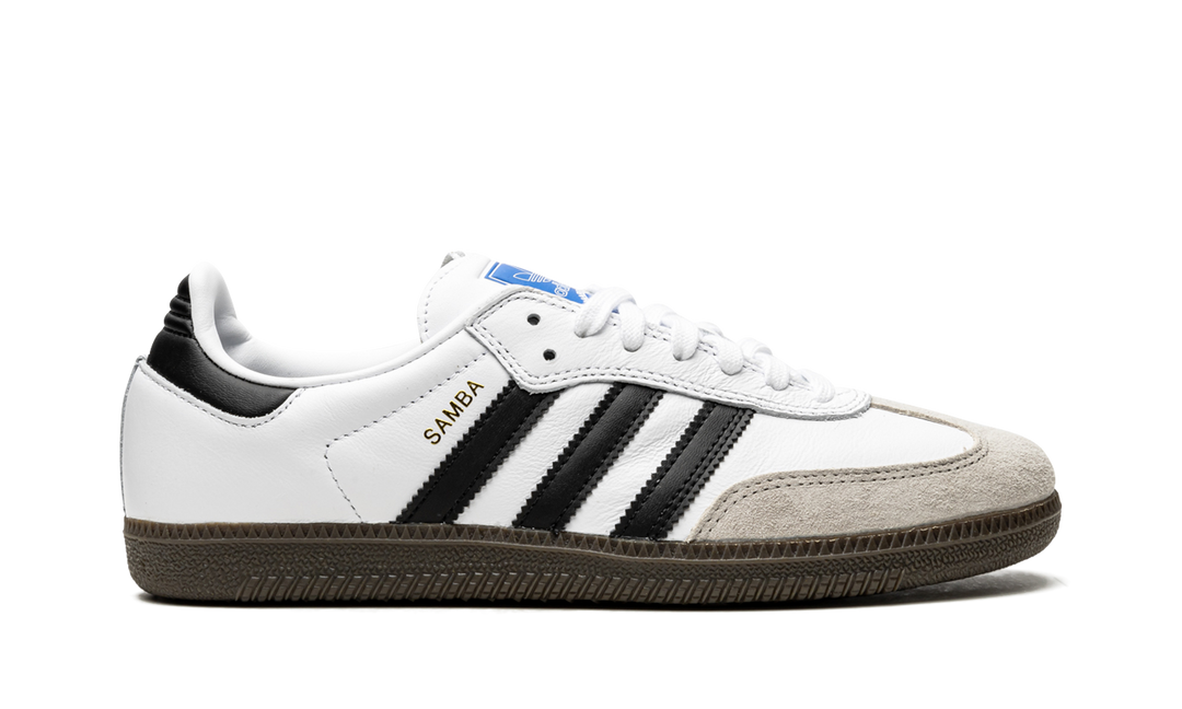ADIDAS SAMBA ADV WHITE BLACK GUM