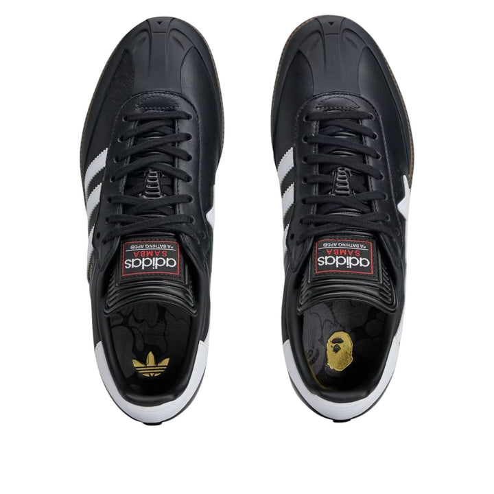 ADIDAS SAMBA BAPE BLACK WHITE GUM