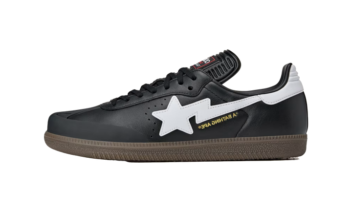 ADIDAS SAMBA BAPE BLACK WHITE GUM