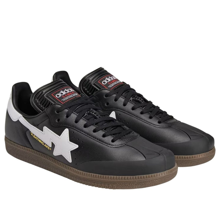 ADIDAS SAMBA BAPE BLACK WHITE GUM