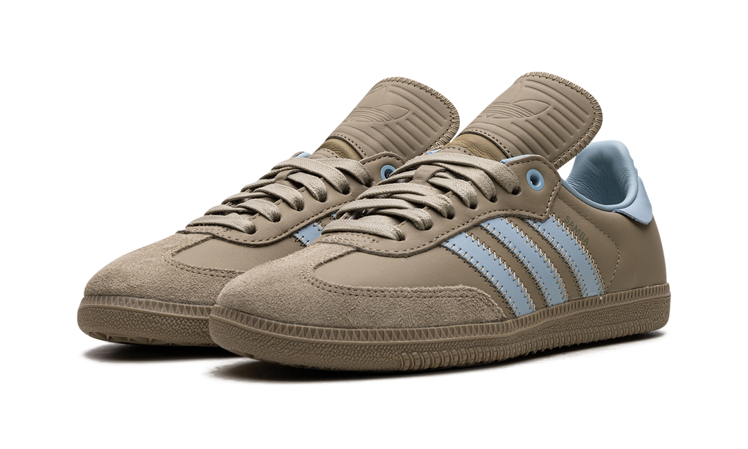 ADIDAS SAMBA HUMANRACE X PHARRELL OLIVE BLUE