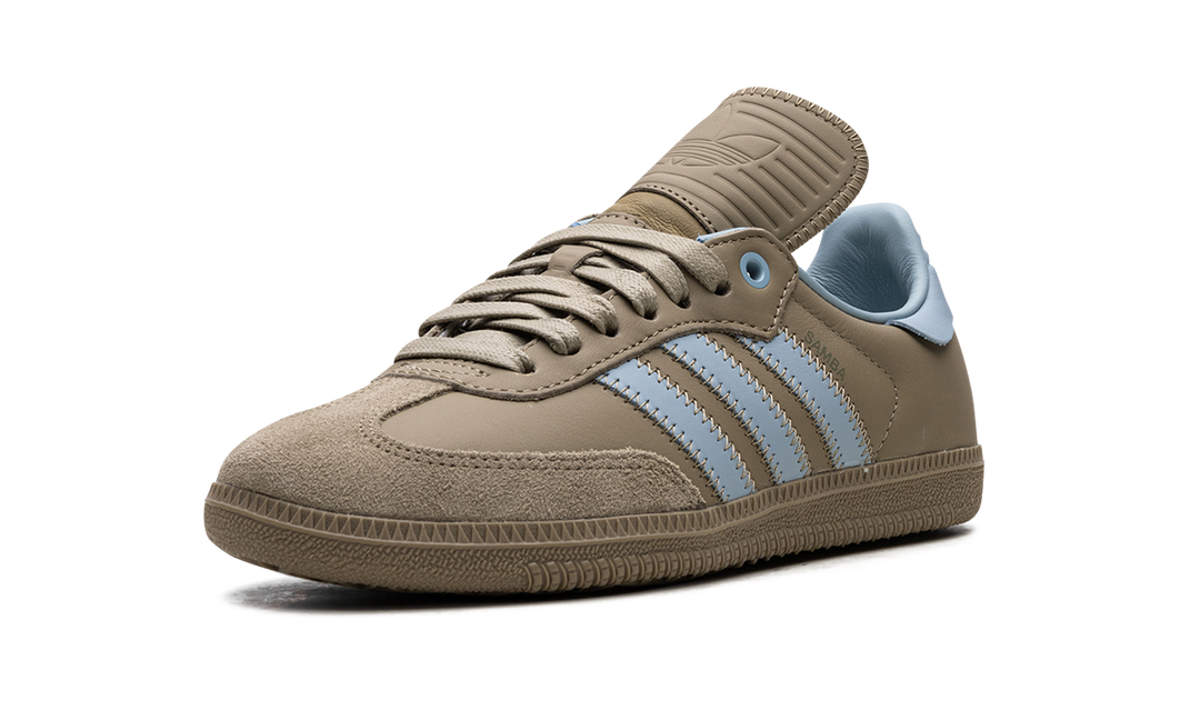 ADIDAS SAMBA HUMANRACE X PHARRELL OLIVE BLUE