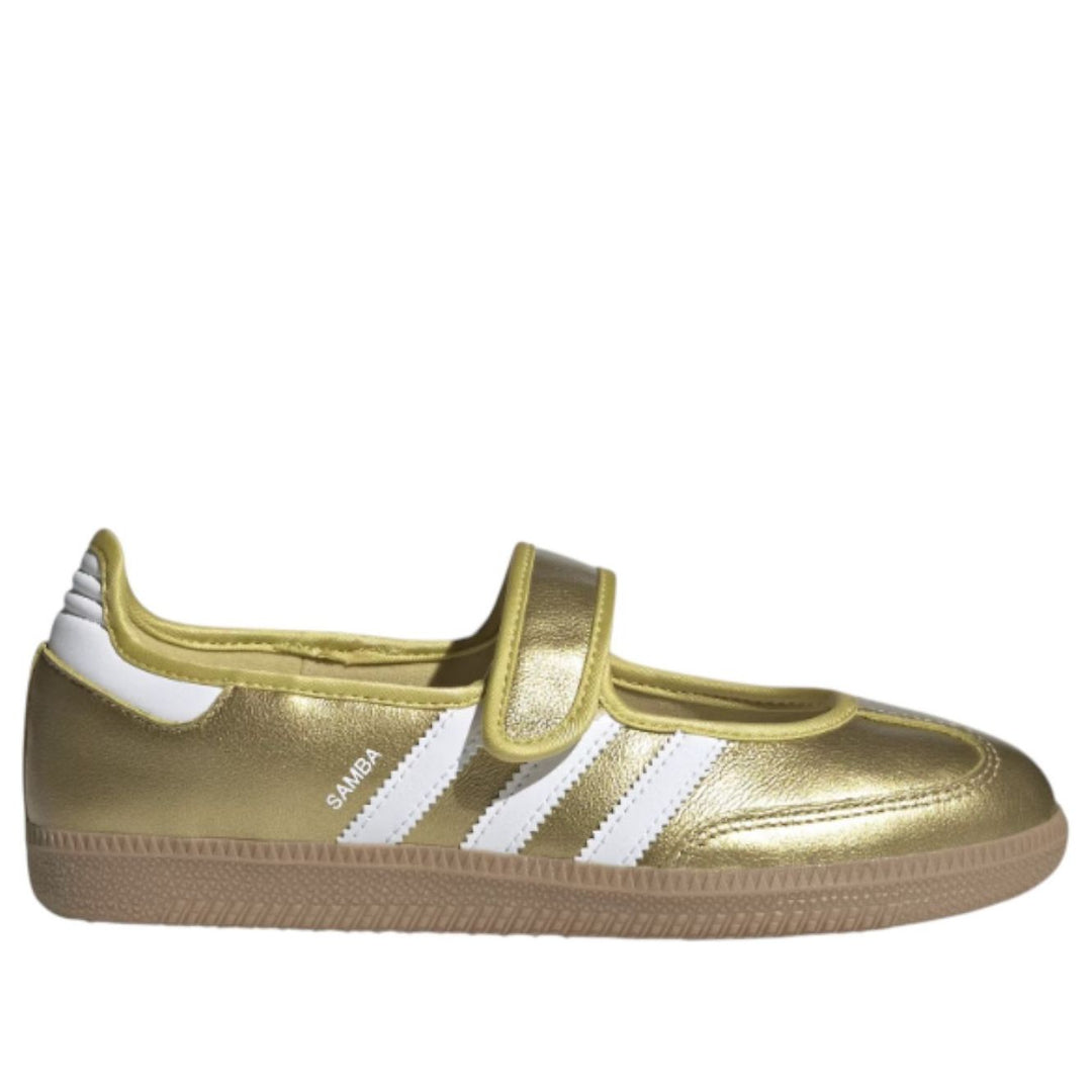 ADIDAS SAMBA JANE GOLD METALLIC WHITE (WOMEN&