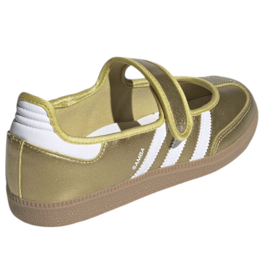 ADIDAS SAMBA JANE GOLD METALLIC WHITE (WOMEN&