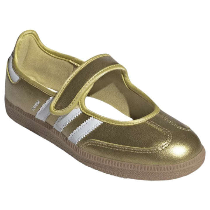 ADIDAS SAMBA JANE GOLD METALLIC WHITE (WOMEN&