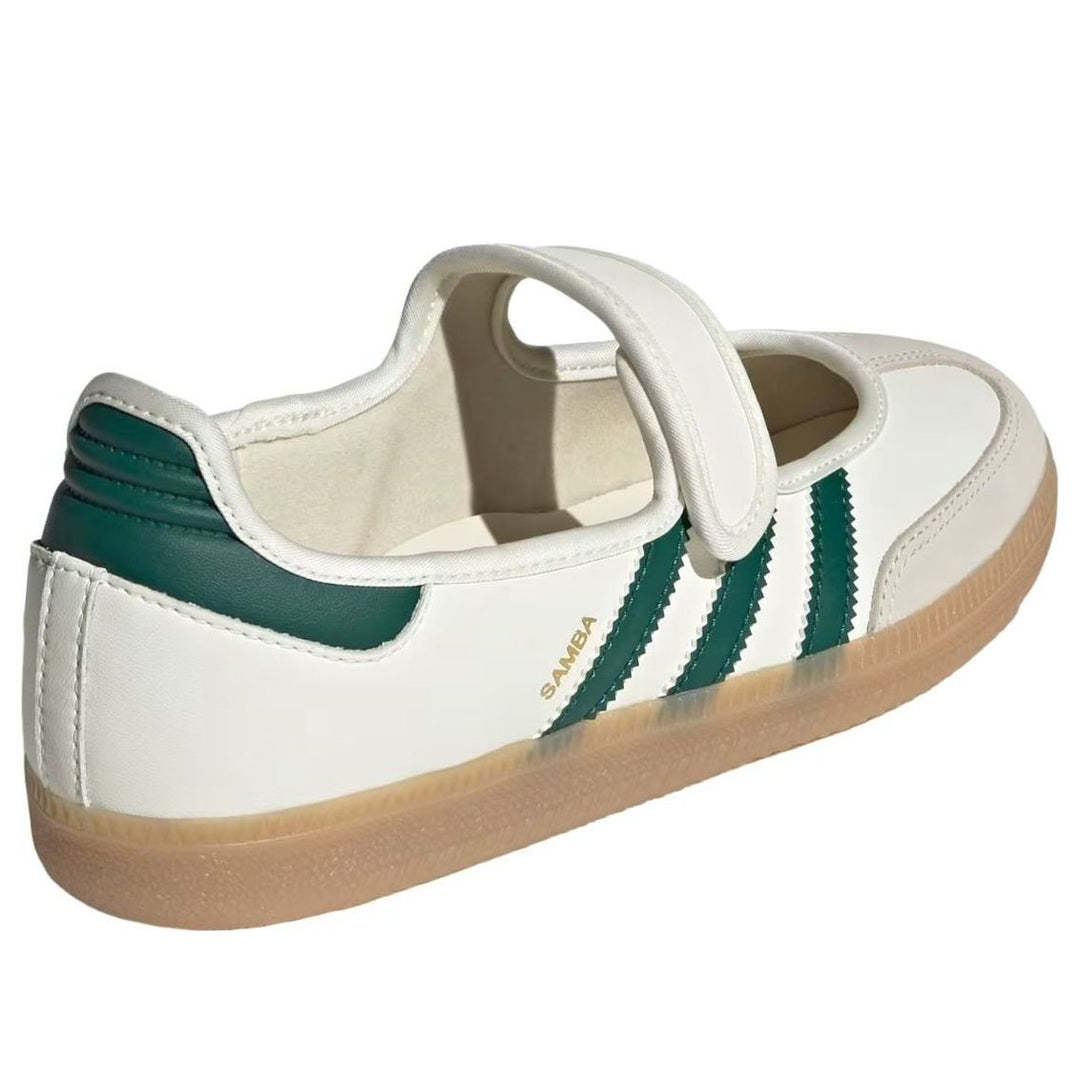 ADIDAS SAMBA JANE OFF WHITE COLLEGIATE GREEN (WOMEN&