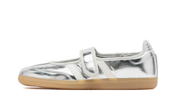 ADIDAS SAMBA JANE SILVER METALLIC OFF WHITE (WOMEN'S) — Stock