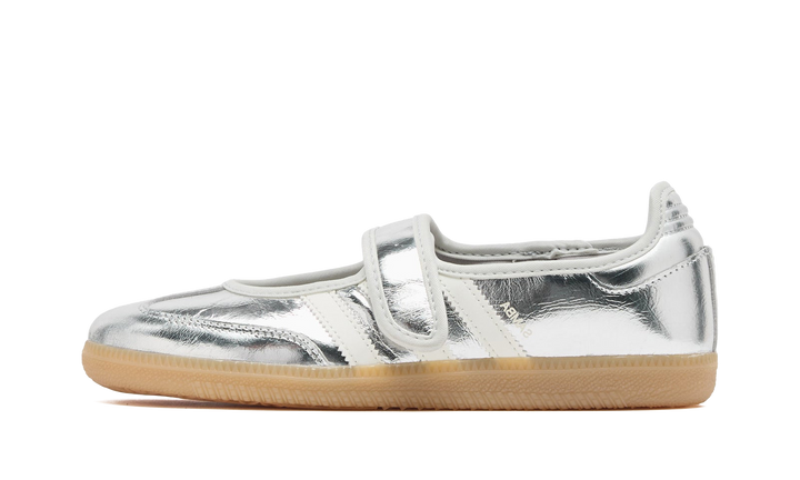 ADIDAS SAMBA JANE SILVER METALLIC OFF WHITE (WOMEN&