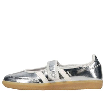 ADIDAS SAMBA JANE SILVER METALLIC OFF WHITE (WOMEN'S) — Stock