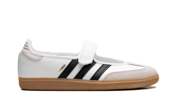 ADIDAS SAMBA JANE WHITE BLACK GUM (WOMEN'S) — Stock