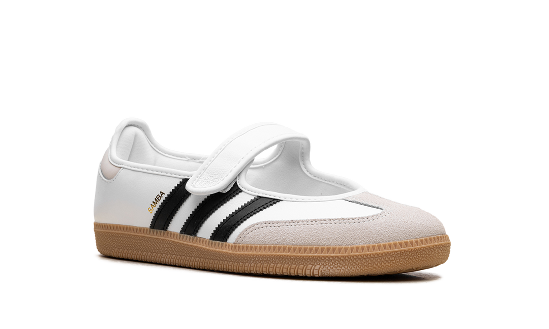 ADIDAS SAMBA JANE WHITE BLACK GUM (WOMEN&