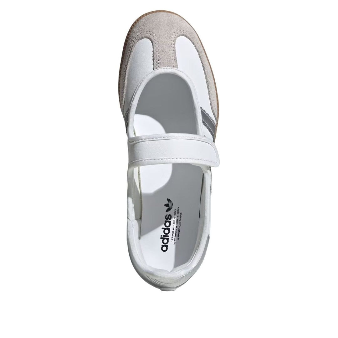 ADIDAS SAMBA JANE WHITE SILVER METALLIC (WOMEN&