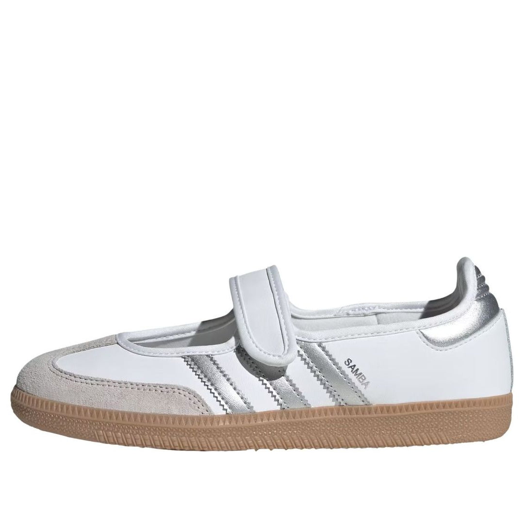 ADIDAS SAMBA JANE WHITE SILVER METALLIC (WOMEN&