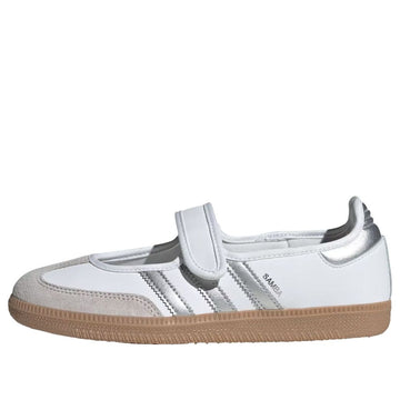 ADIDAS SAMBA JANE WHITE SILVER METALLIC (WOMEN'S) — Stock