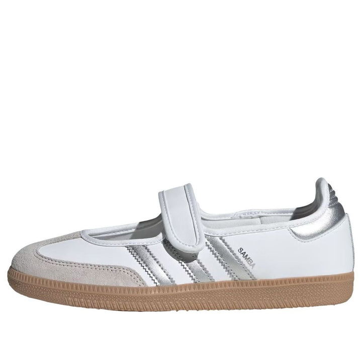 ADIDAS SAMBA JANE WHITE SILVER METALLIC (WOMEN&