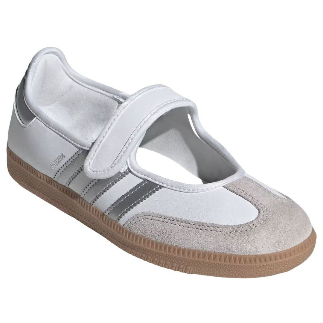 ADIDAS SAMBA JANE WHITE SILVER METALLIC (WOMEN&