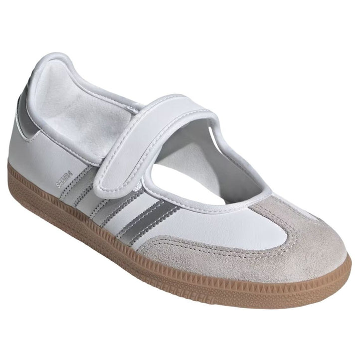 ADIDAS SAMBA JANE WHITE SILVER METALLIC (WOMEN&