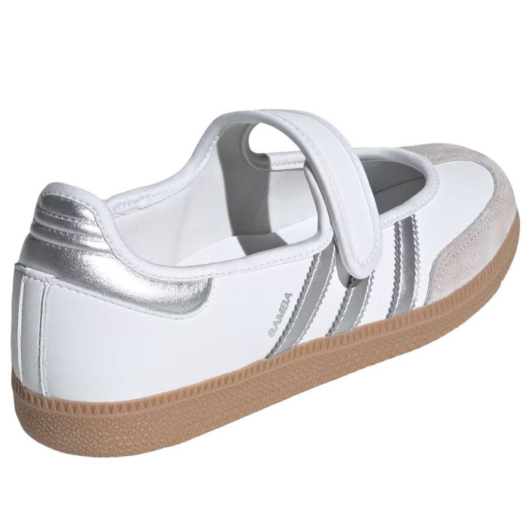 ADIDAS SAMBA JANE WHITE SILVER METALLIC (WOMEN&