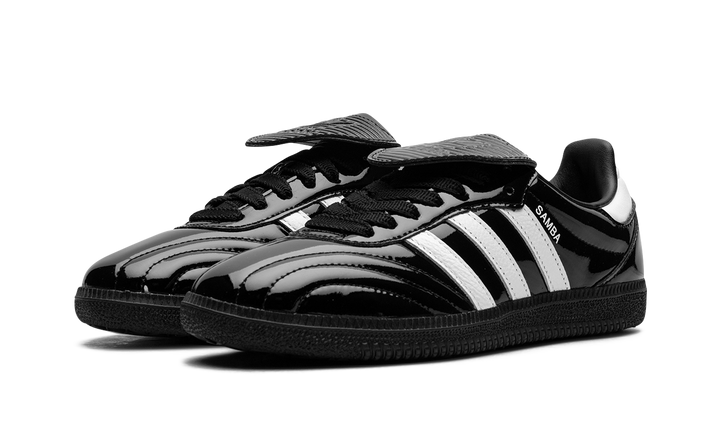 ADIDAS SAMBA LT CORE BLACK PATENT LEATHER (WOMEN&