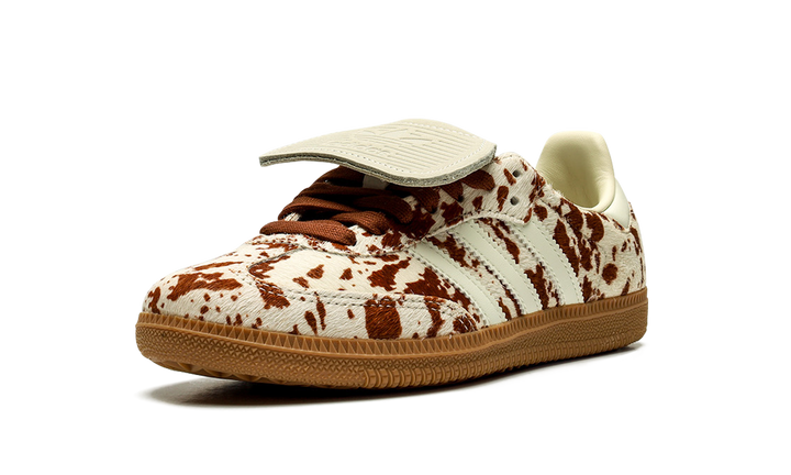 ADIDAS SAMBA LT COW PRINT BROWN WHITE (WOMEN&